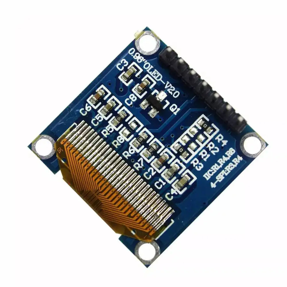 0.96 inch OLED Display Module SPI I2C IIC 128×64 7 Pin Blue/Yellow
