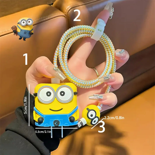 Playful Minion Buddy Charger Protector Kit