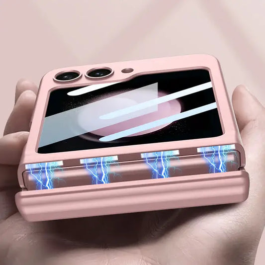 Galaxy Z Flip Series Magnetic Hinge Frosted Case