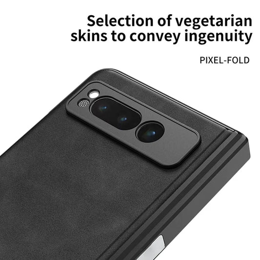Google Pixel Fold Secret Kickstand Leather Case