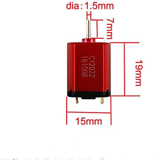 030 DC 3.2V Carbon Brush High Speed Micro motor Professional Grade Red