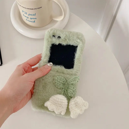 Elegant Fur Flip Cover - Samsung