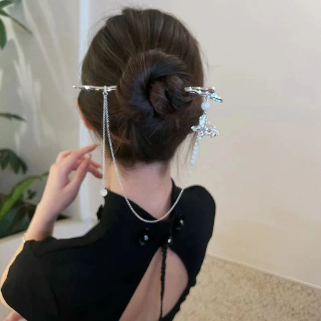 Classic Flutter Tassel Hairpin