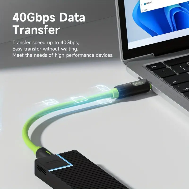 Thunderbolt 240W USB C to USB C Fast Charging Cable