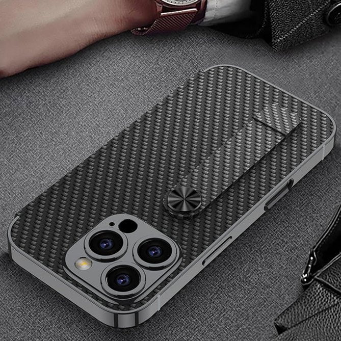 Elegance Rich Finish Flip Leather Case - iPhone
