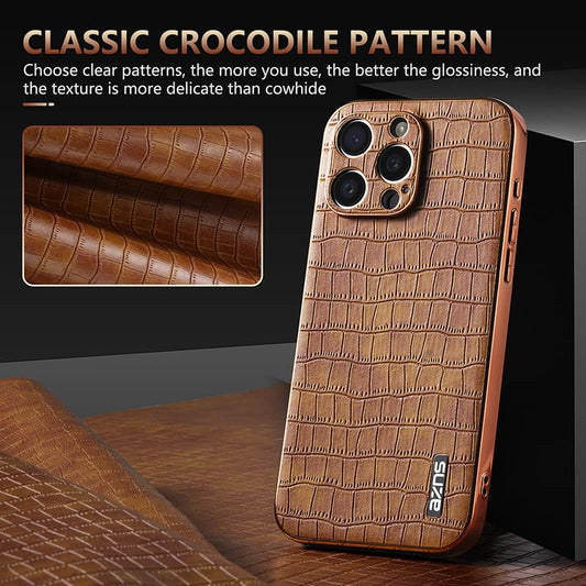 Lavish Croc Leather Craft Case - iPhone
