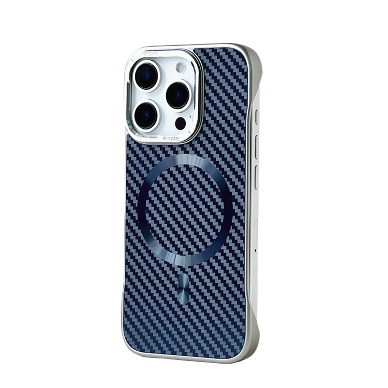 Ultra-Thin Borderless Magnetic Carbon Case - iPhone
