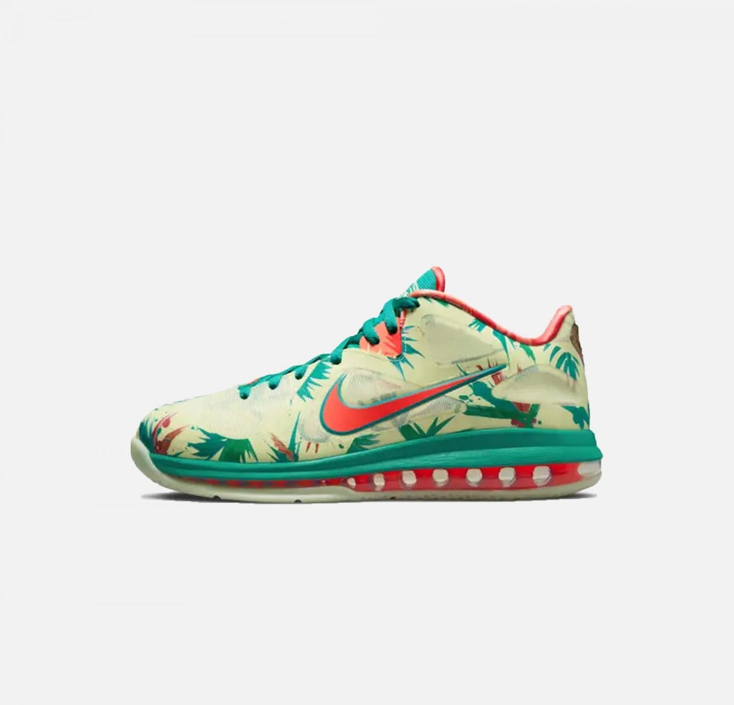 Nike | LEBRON IX LOW { WHITE LIME / BRIGHT MANGO