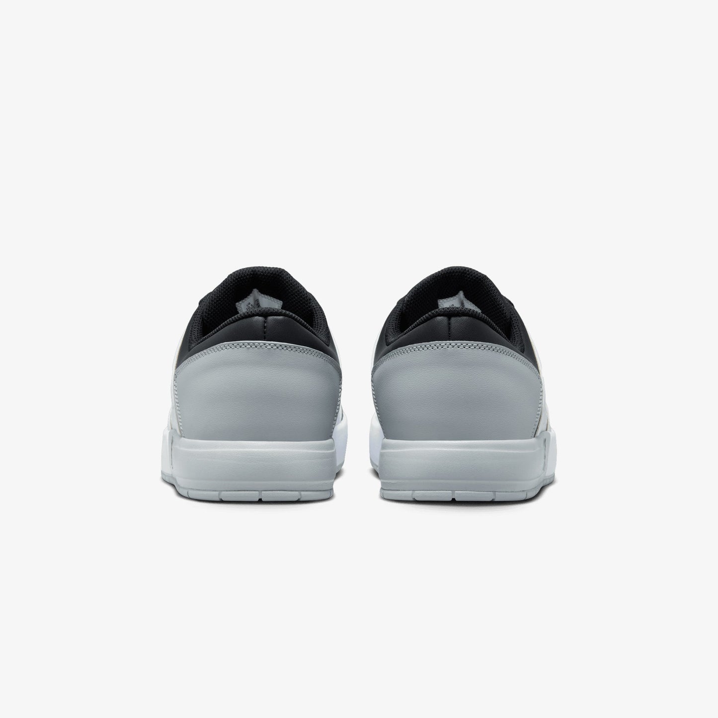 Jordan | NU RETRO 1 LOW { WHITE/BLACK-LT SMOKE GREY-VARSITY RED