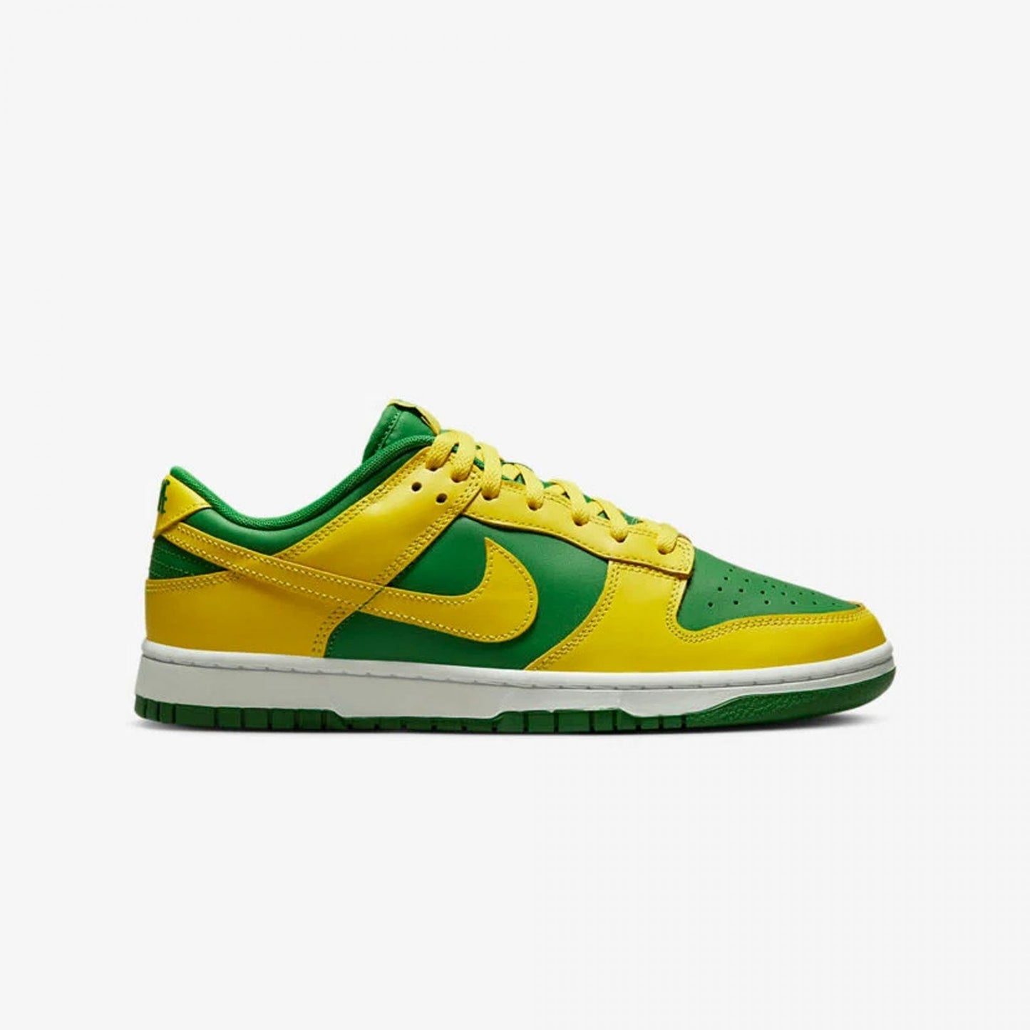 Nike | DUNK LOW RETRO { APPLE GREEN/YELLOW STRIKE-WHITE