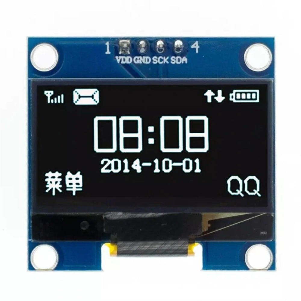 1.3 Inch I2C IIC 4 pin OLED Display Module with VCC GND-White