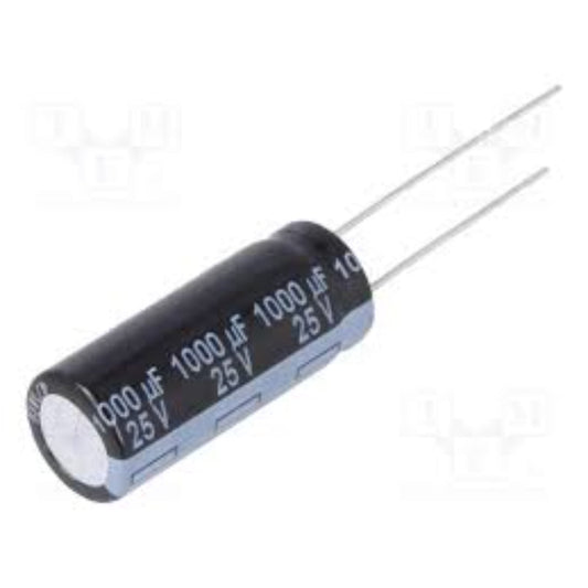 1000uF/25V Electrolytic Capacitor 10 Pcs
