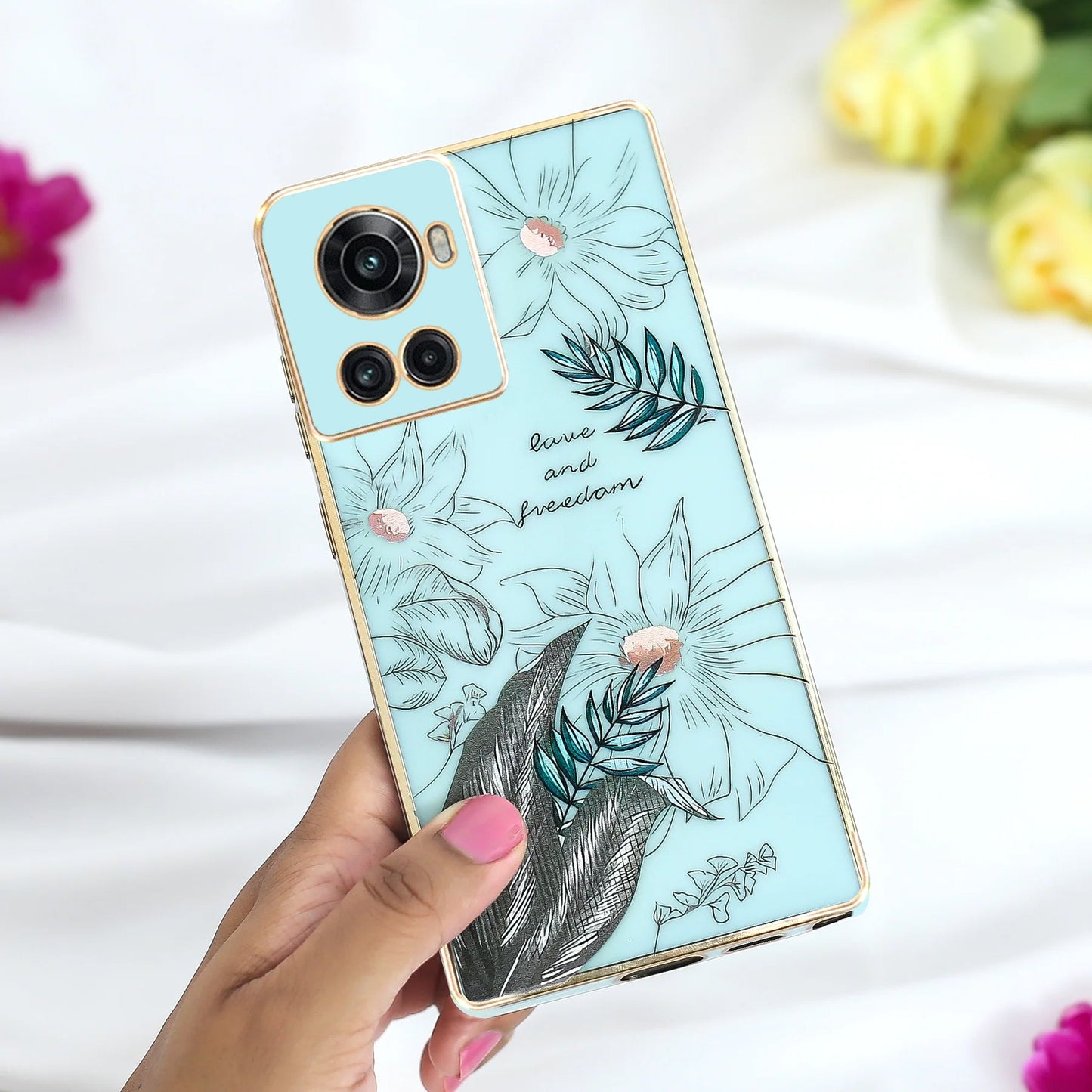 Chic Floral Fusion Bumper Case - OnePlus