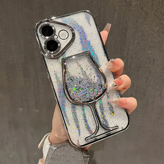 Sparkle & Sip Liquid Glitter Phone Case