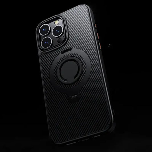 Superior Edge Ring Holder Carbon Case - iPhone