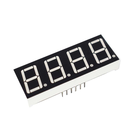 4 Digit Seven Segment Display- Green (Common Anode)