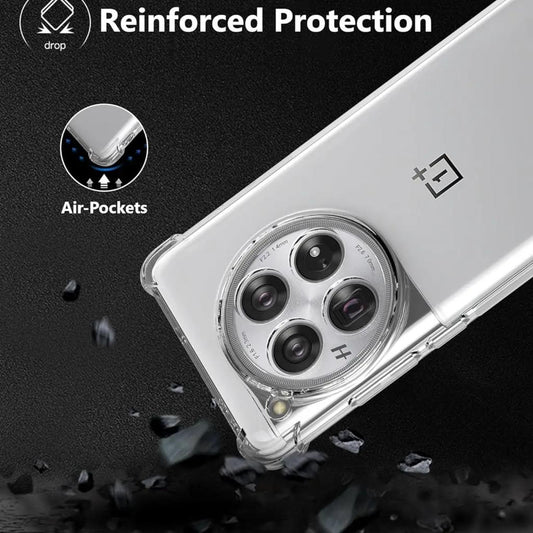 Crystal Clear Soft Cushion Case- OnePlus