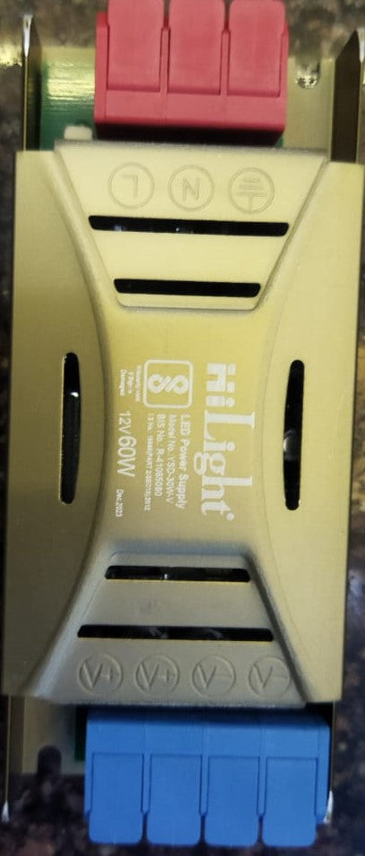 HiLight 12V 60W LED Driver Power Supply( Slim)