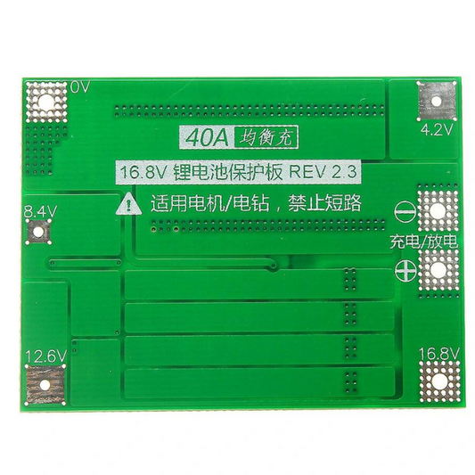 4S 6A 16V 18650 Li-ion BMS PCM