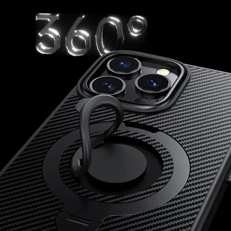 Superior Edge Ring Holder Carbon Case - iPhone