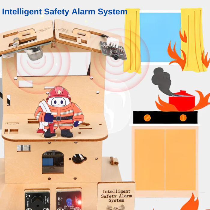 5-in-1 ACEBOTT ESP32 STEM School Smart Home Kit - Level 2 QE024