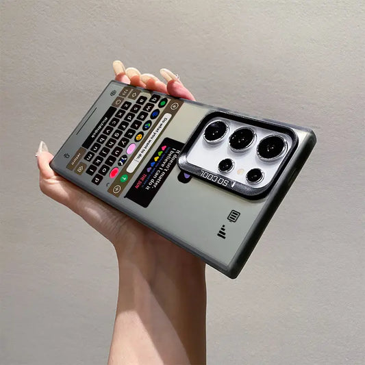 Trendy Stylish Chat Keyboard Phone Case - Samsung