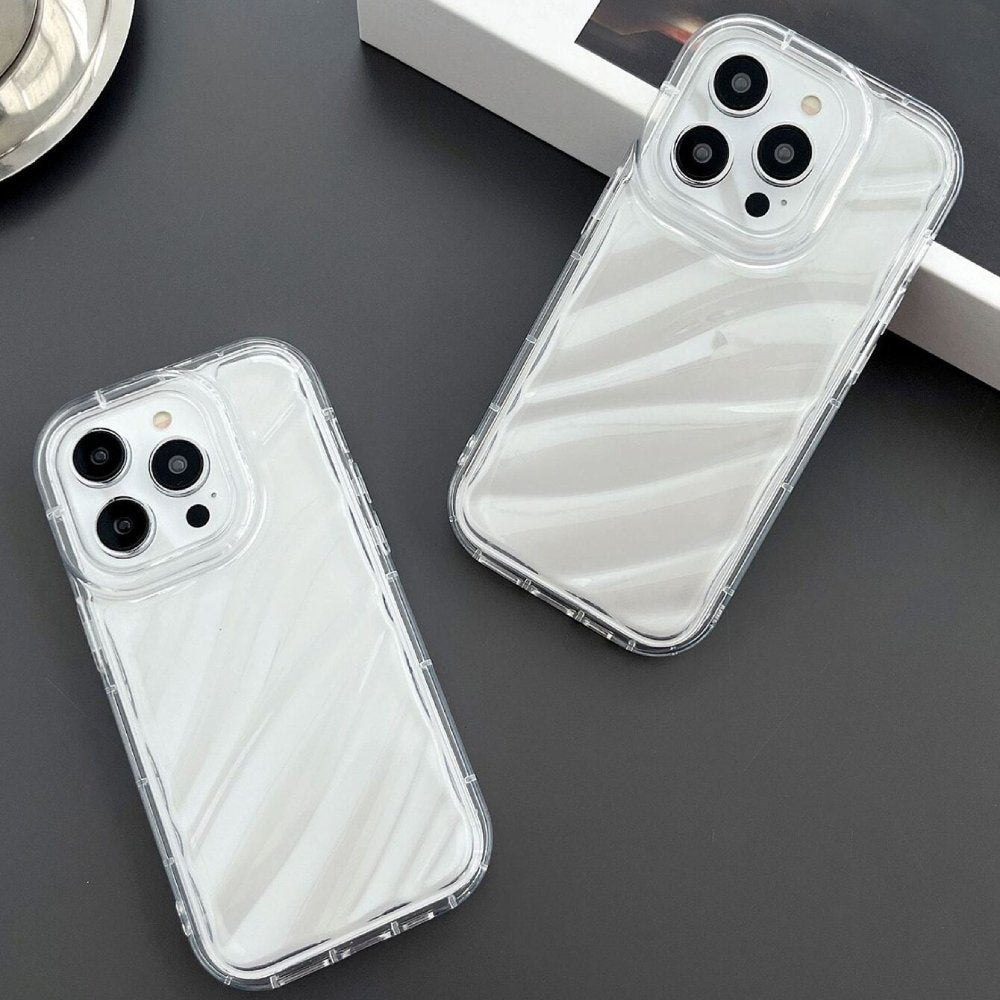Glossy Vortex Clear Guard Case - iPhone