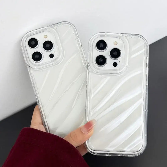 Glossy Vortex Clear Guard Case - iPhone