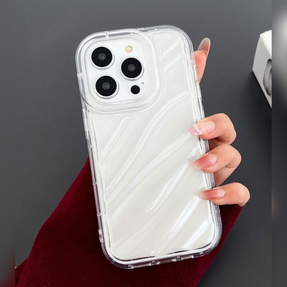 Glossy Vortex Clear Guard Case - iPhone