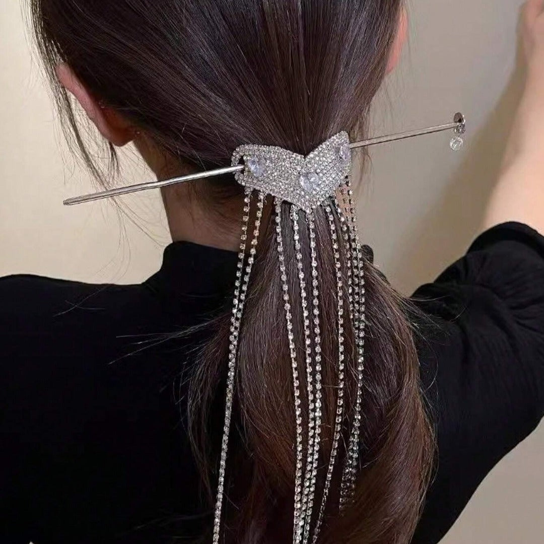 Heartshine Tassel Hairpin