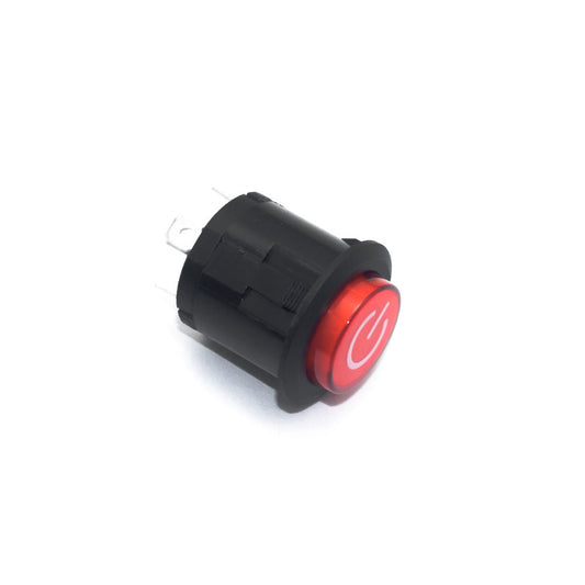 16A 250V Momentary Push Button Round