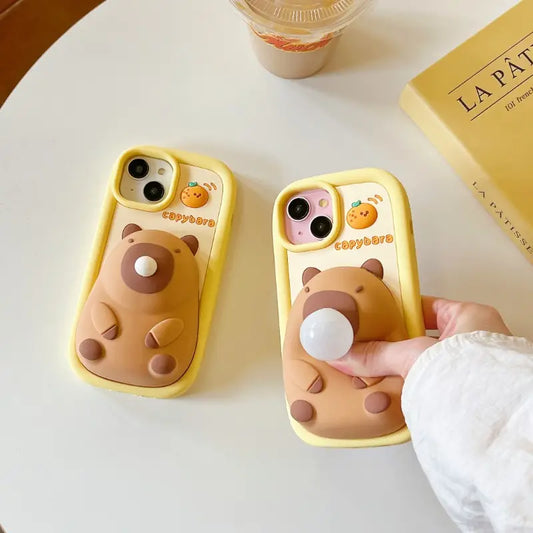 Adorable Capybara 3D Phone Case