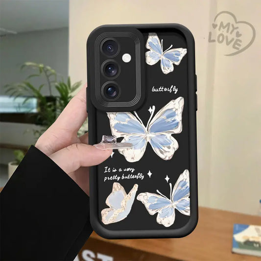Butterfly Dream Crystal TPU Case - Samsung