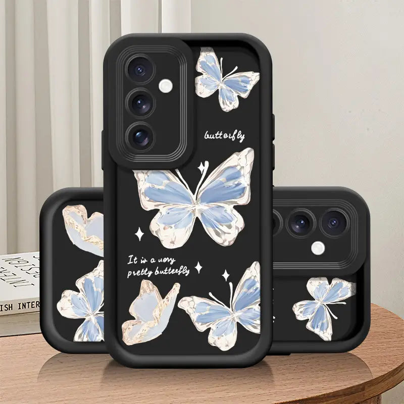 Butterfly Dream Crystal TPU Case - Samsung
