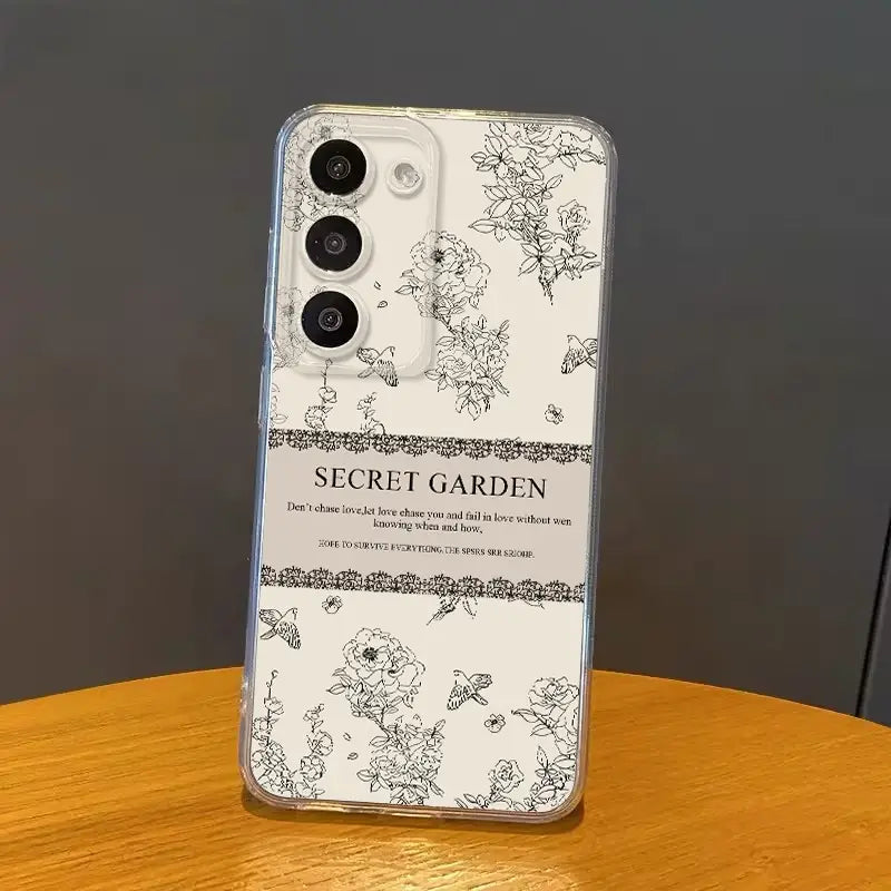 Elegant Floral Secret Garden Case - Samsung