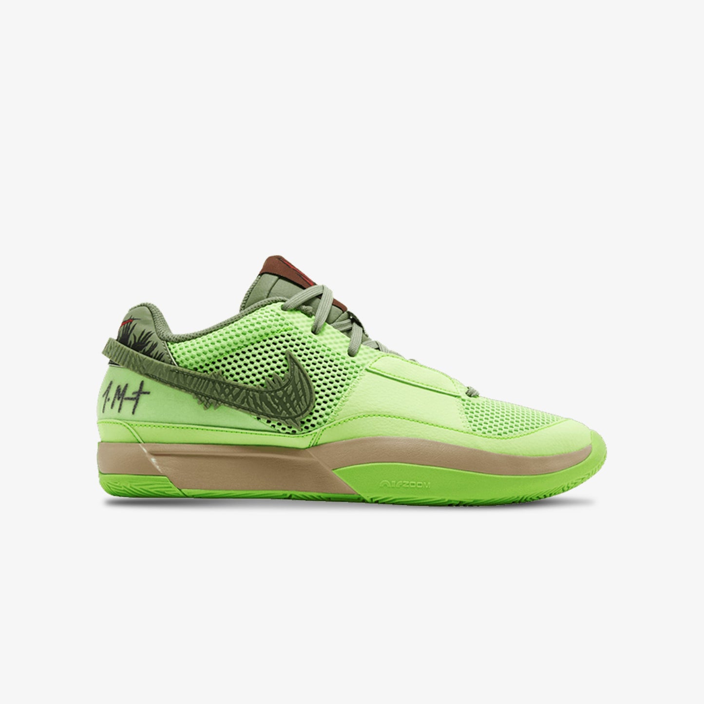 Nike | JA 1 NRG EP { LIME BLAST/OIL GREEN-BLACK-HEMP