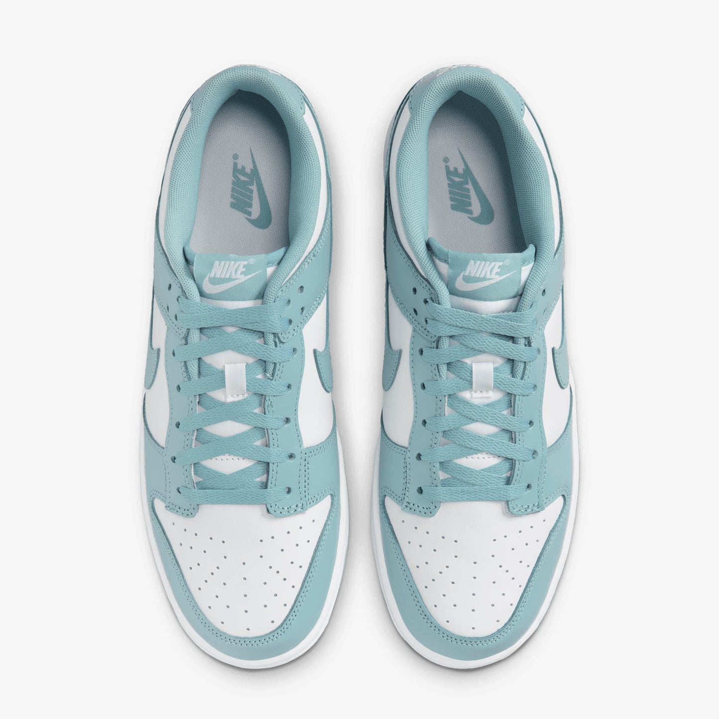 NIKE | DUNK LOW RETRO { WHITE/DENIM TURQ