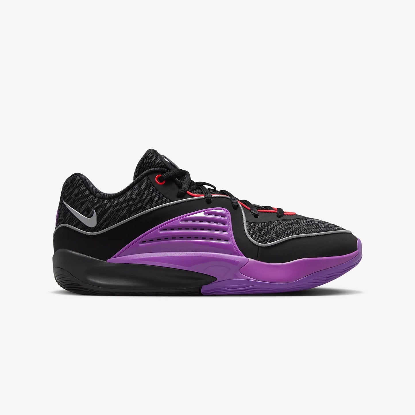 Nike | KEVIN DURANT KD16 EP { BLACK/METALLIC SILVER-VIVID PURPLE