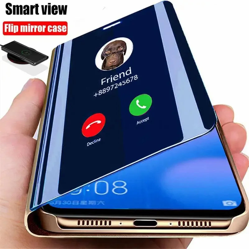 Electroplated Mirror Three-Dimensional Bracket Case - Xiaomi