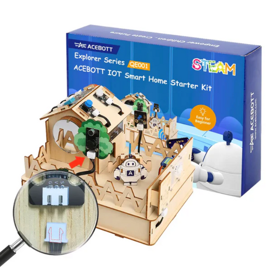 ACEBOTT ESP32 Smart Home IoT Starter Kit with ArduinoIDE/ACECode(Scratch)