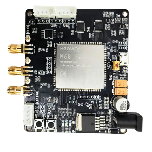 N58 Bluetooth Evaluation Board with GPS GNSS & LTE Antennas
