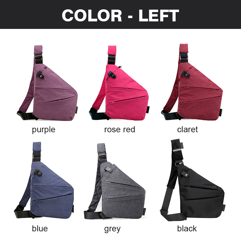 Anti Theft Travel Crossbody Bag - Assorted