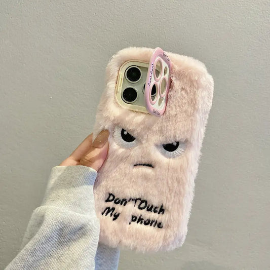 Don't Touch Fluffy Phone Case