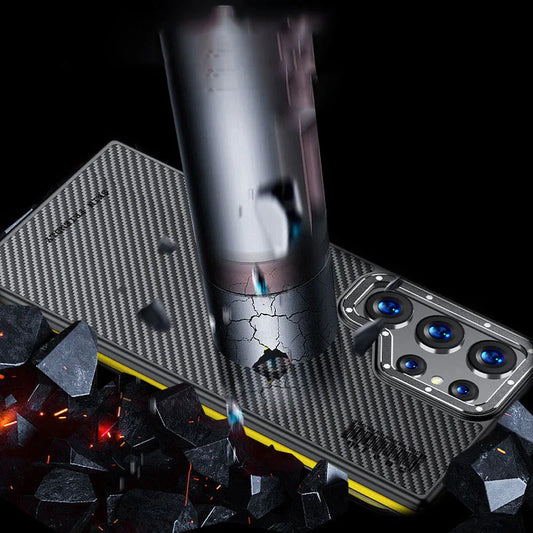 Ultimate Magnetic Carbon Fiber Case - Samsung