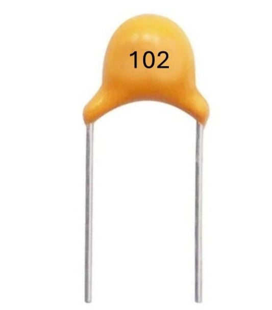 1uF/50V Monolithic ceramic capacitor 102 100 Pcs