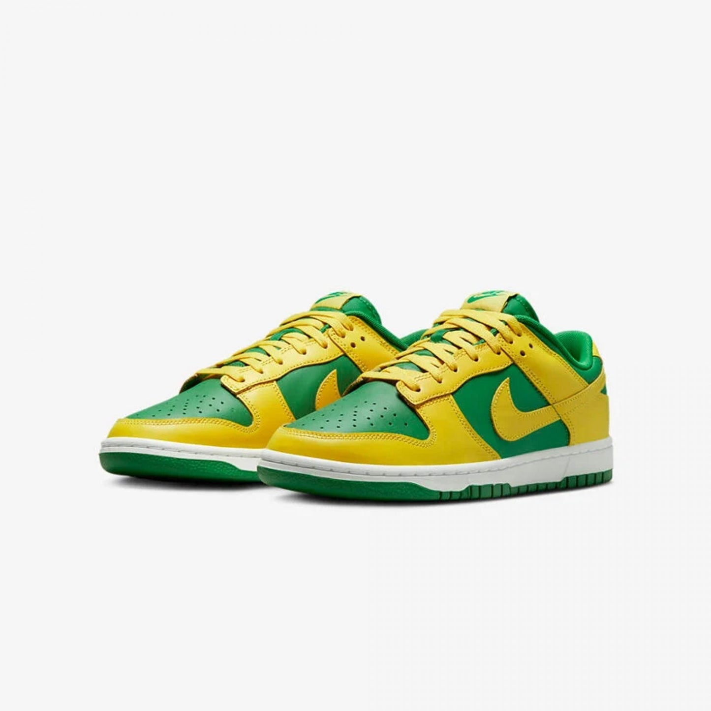 Nike | DUNK LOW RETRO { APPLE GREEN/YELLOW STRIKE-WHITE