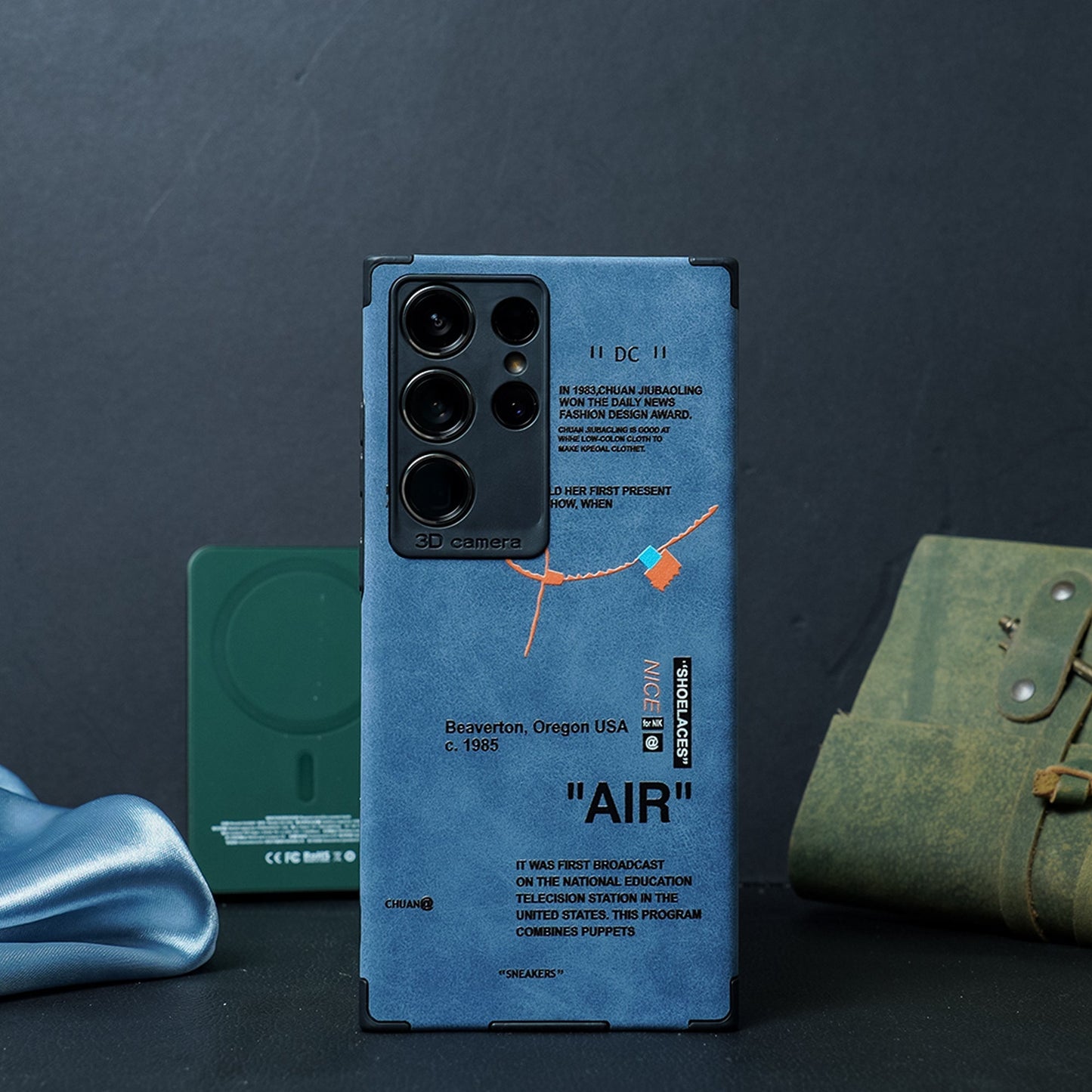 Galaxy S24 Series Sneaker Label Leather Edge Case