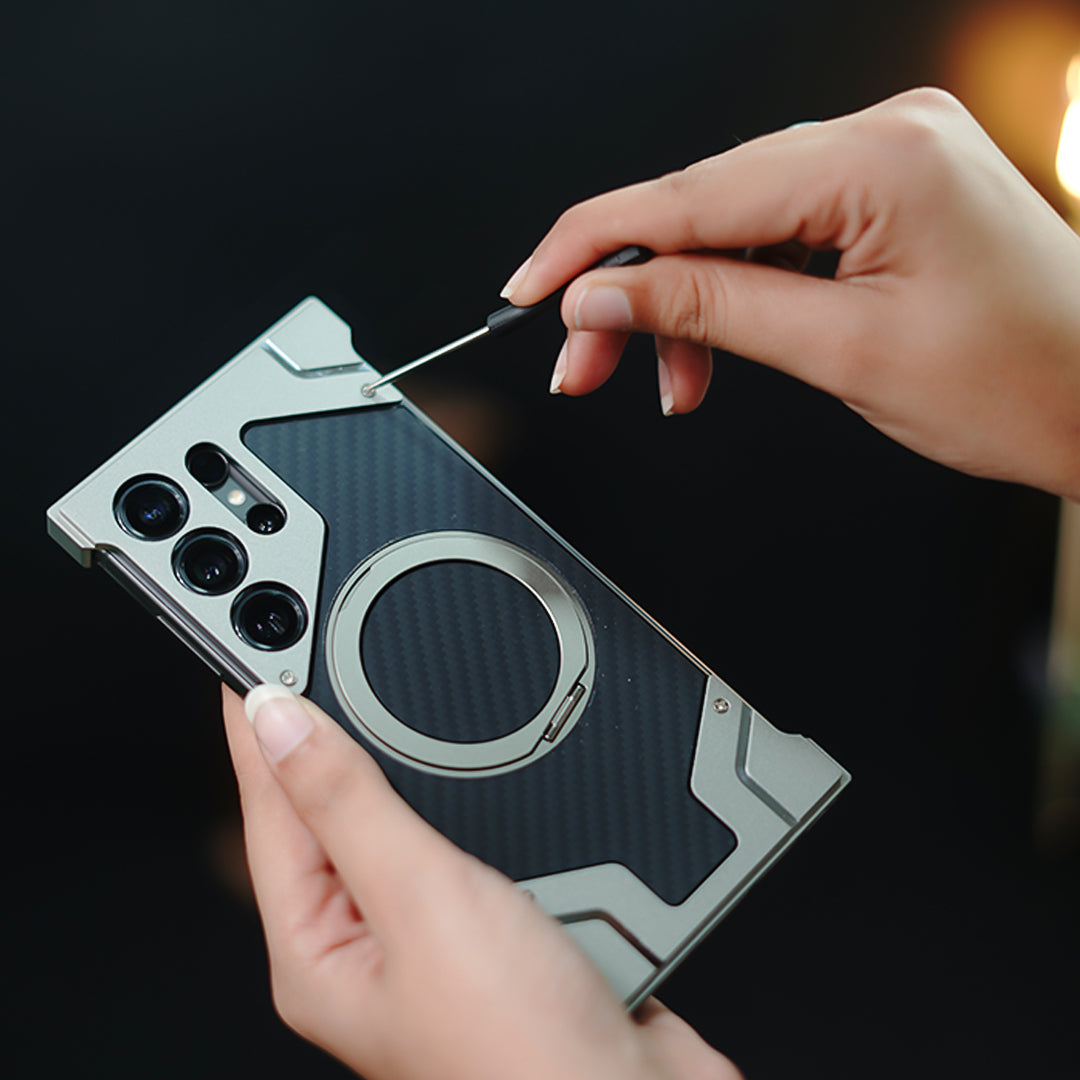 Reinforced Carbon Fiber Armor Case - Samsung