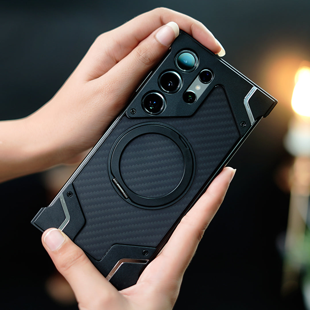 Reinforced Carbon Fiber Armor Case - Samsung