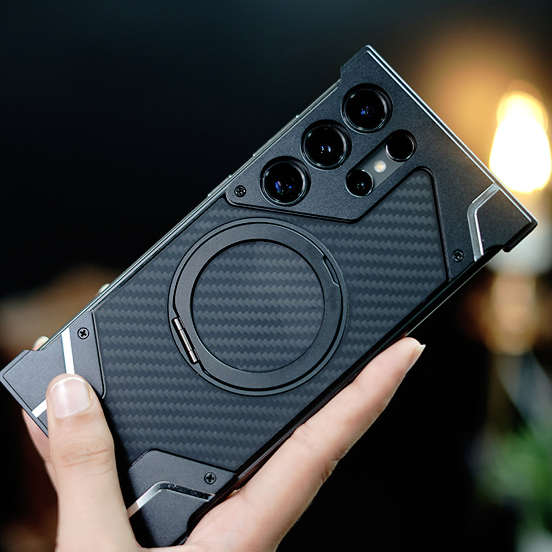 Reinforced Carbon Fiber Armor Case - Samsung